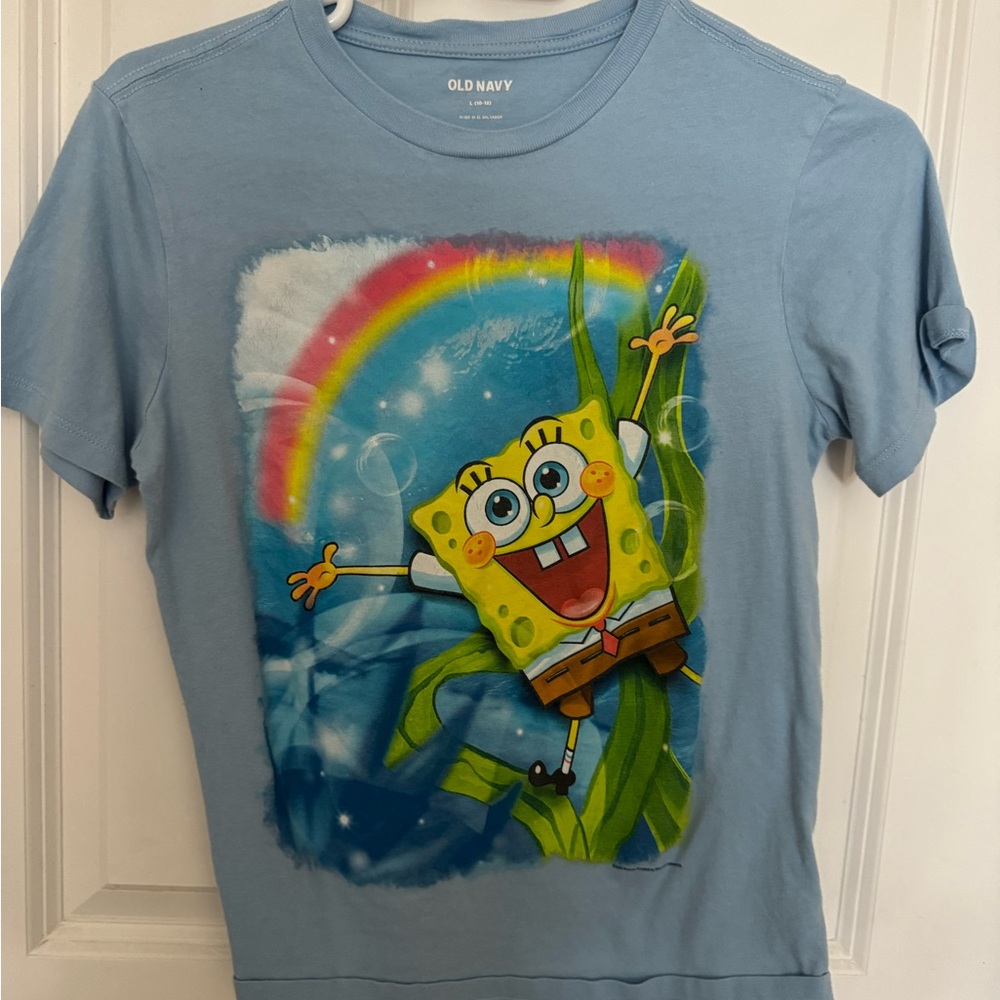 Old Navy Kids Blue SpongeBob T-Shirt
